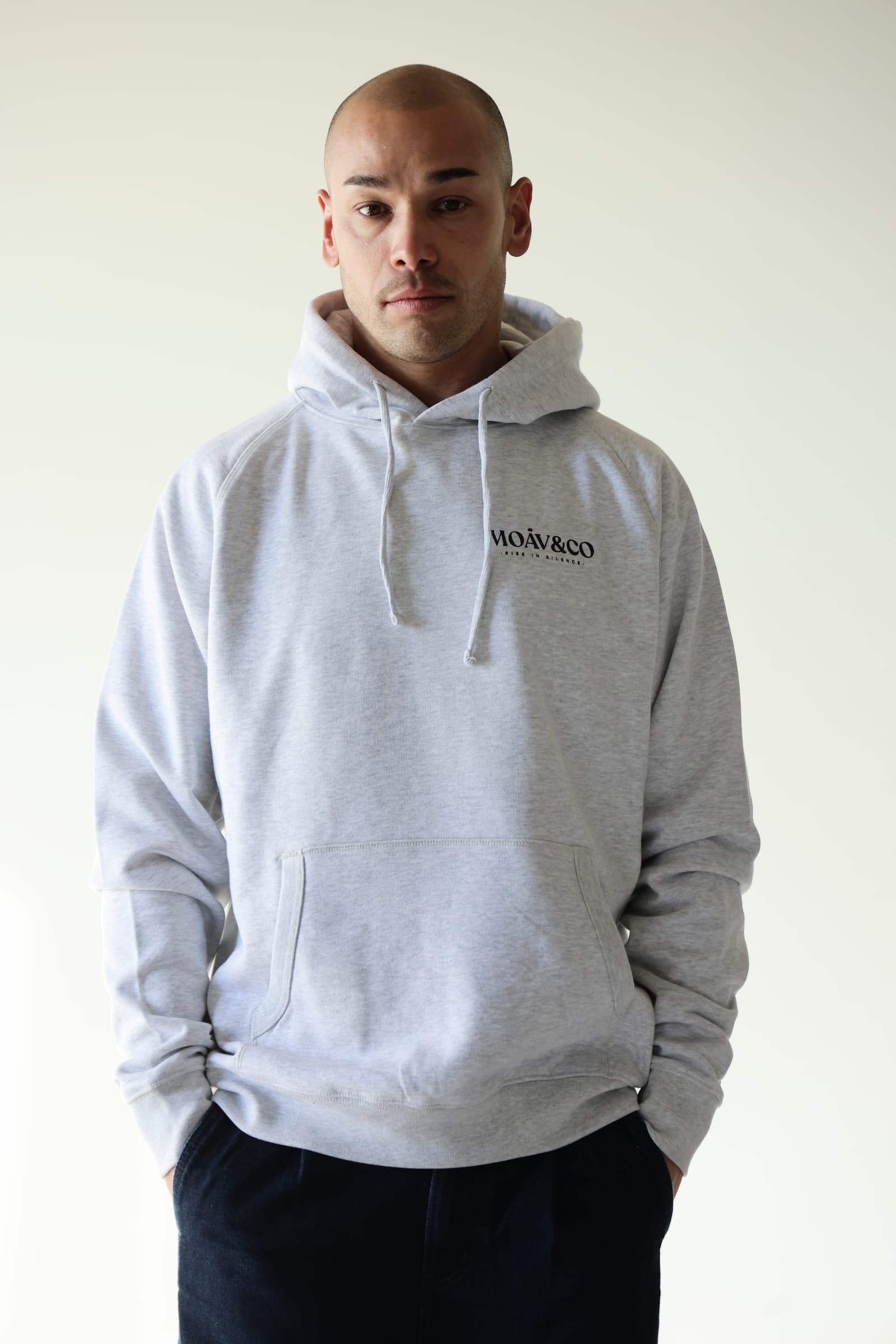 Sudadera CALM HOODIE - Cool Heather Grey