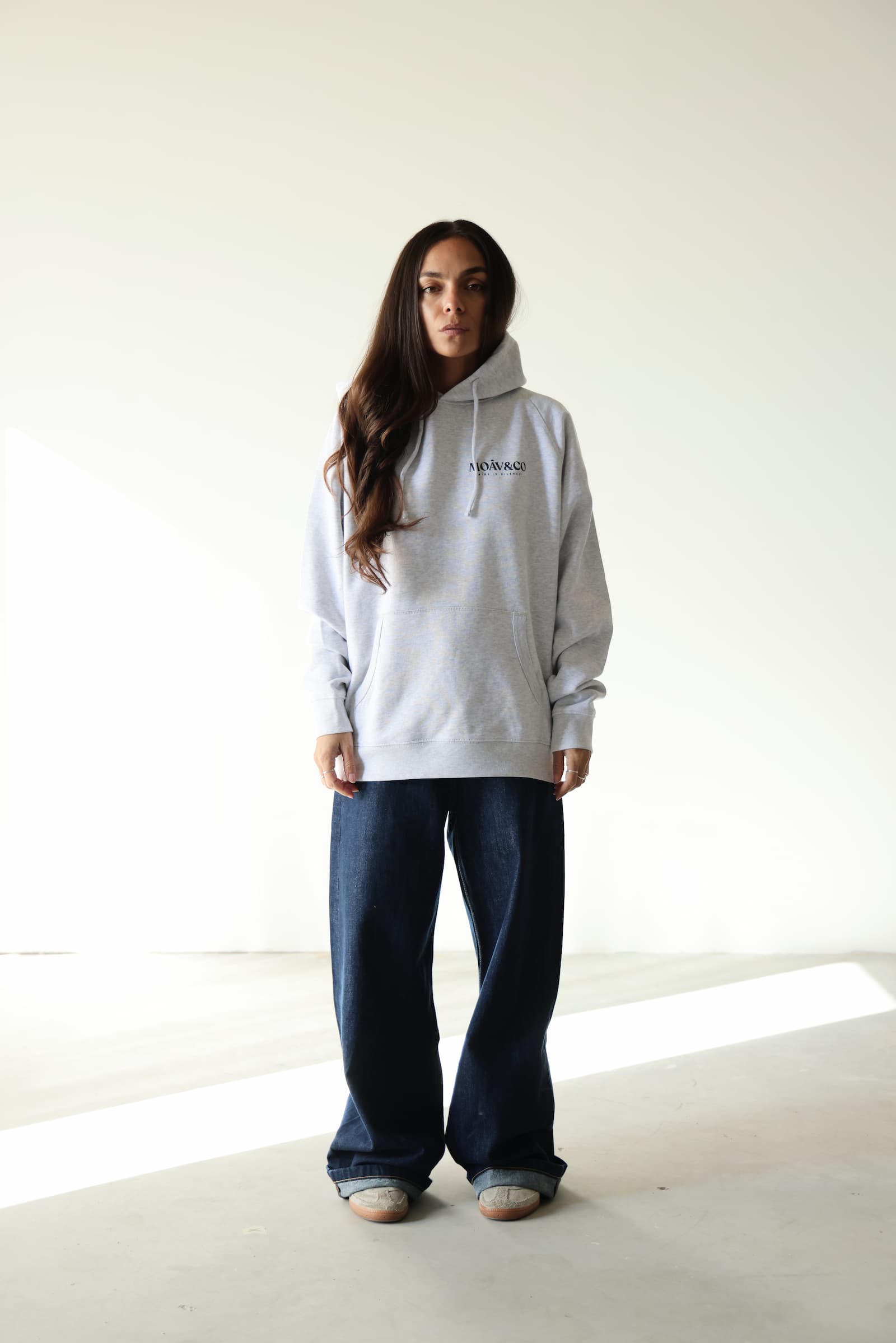 Sudadera CALM HOODIE - Cool Heather Grey