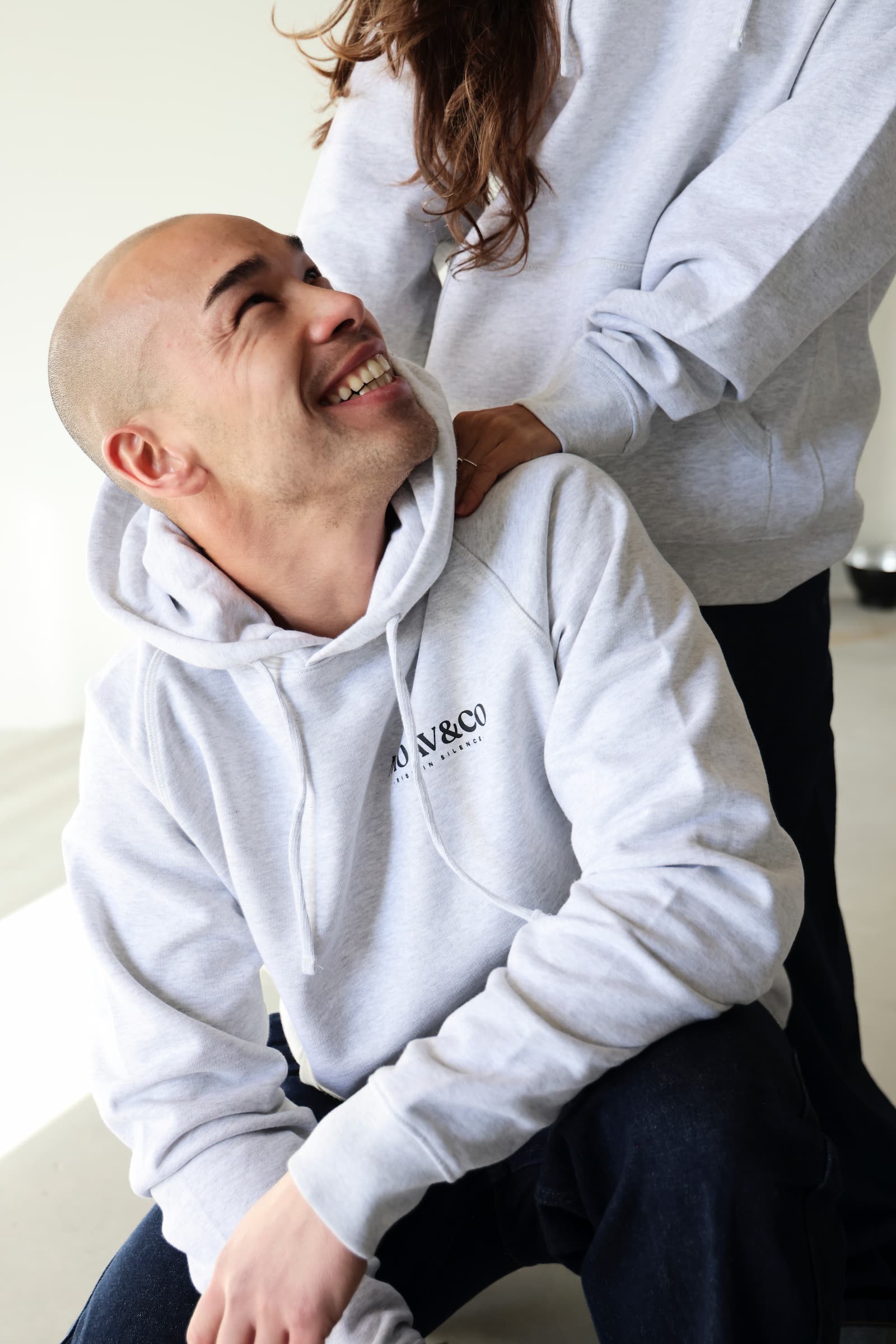 Sudadera CALM HOODIE - Cool Heather Grey