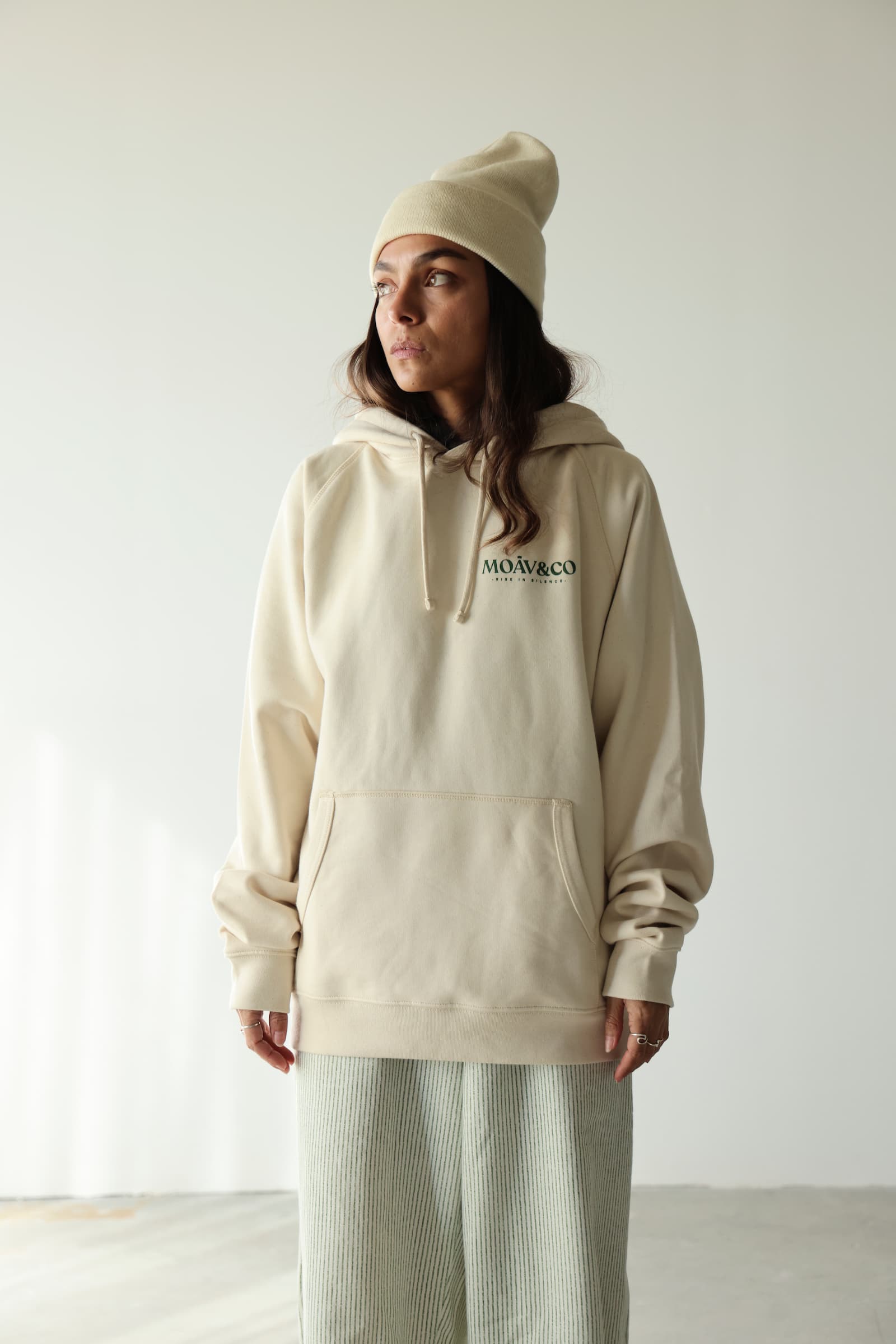 Sudadera CALM HOODIE - Natural Raw