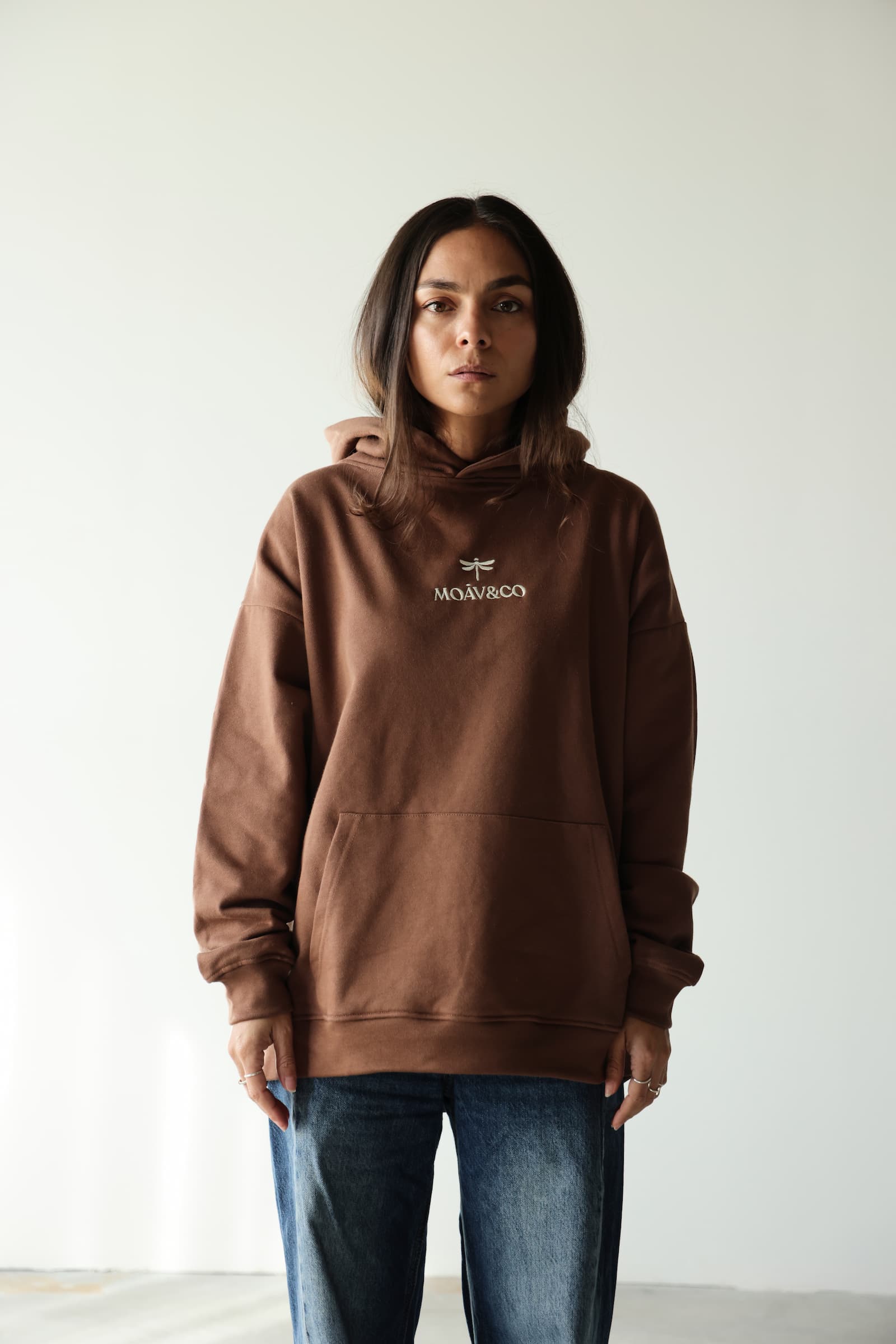 Sudadera SILENT HOODIE - Cocoa Brown