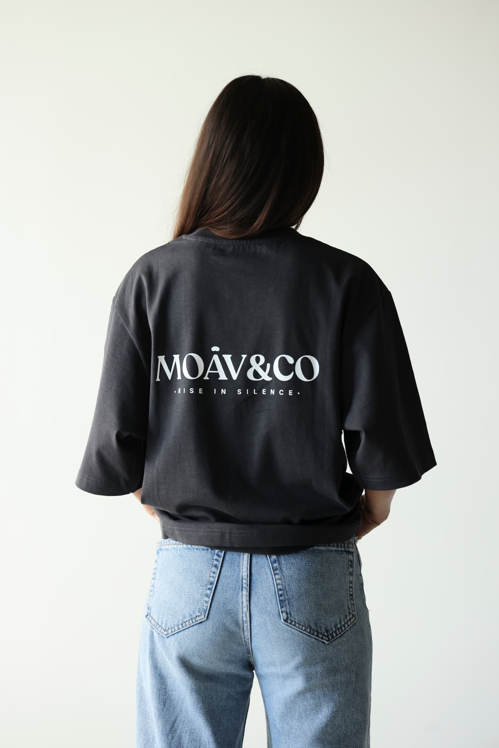 Camiseta SILENT TEE - Black Oyster